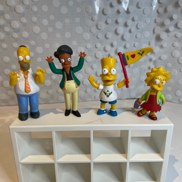 🎁2/$15- The Simpsons 20th Anniversary plastic figures - Picture 1 of 9